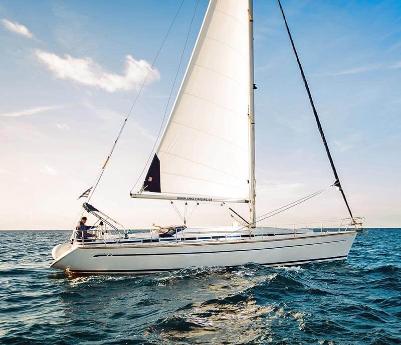 Angel Sailing Santorini | Our sailing yacht