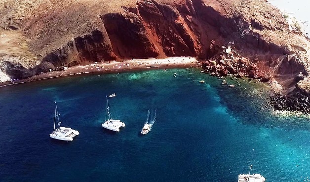 Red beach Santorini